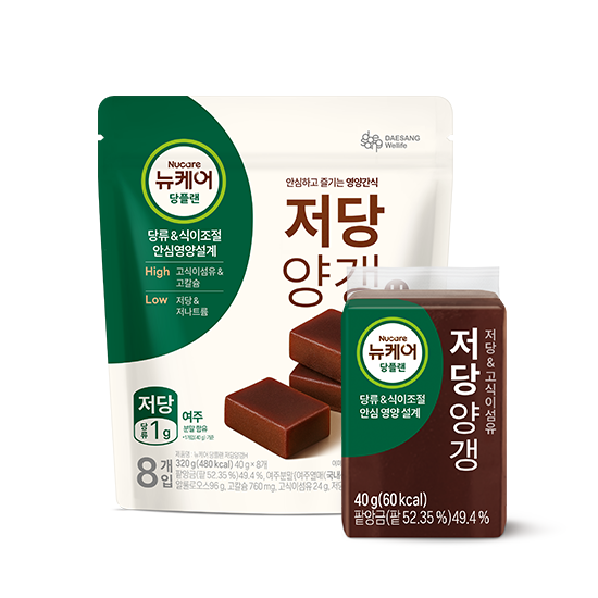 뉴케어 당플랜 저당양갱 (40gx8개입) 1봉