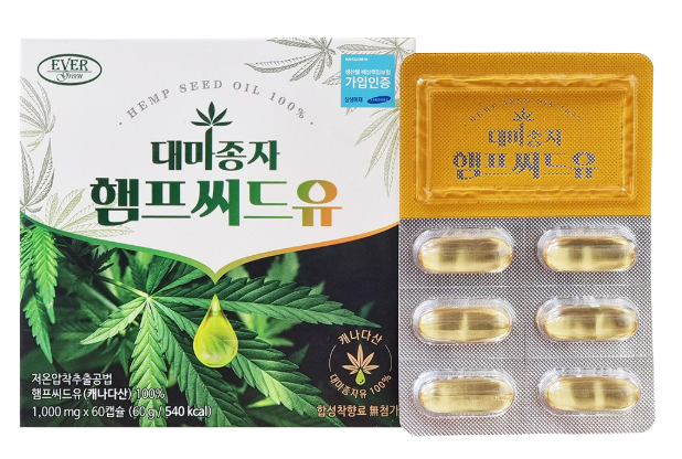 대마종자 햄프씨드유 60g(1,000mg*60ea)