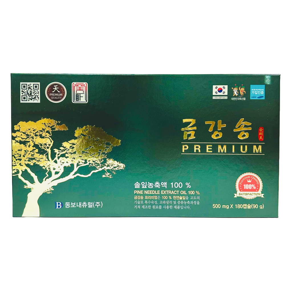 금강송 프리미엄 솔잎추출 500g x 180캡슐(90g)