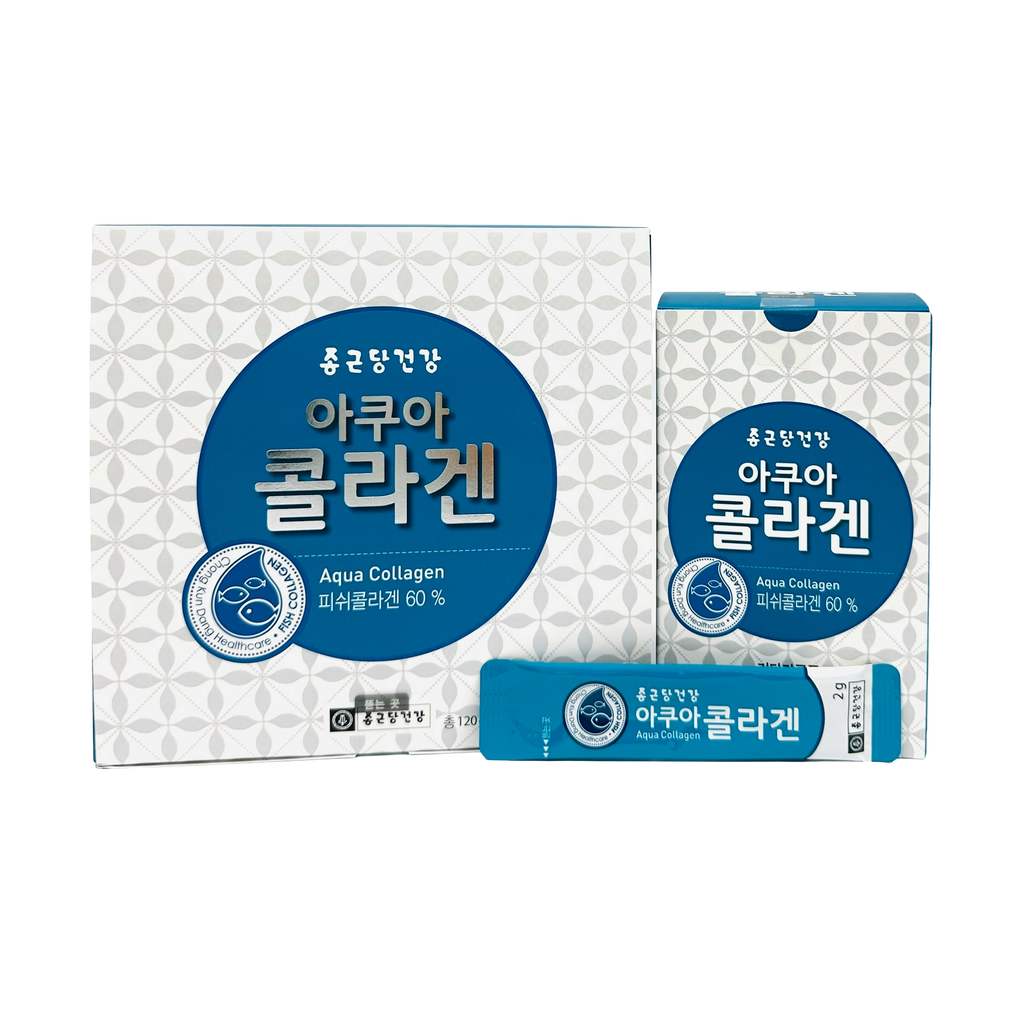 종근당 아쿠아 콜라겐 120g(2g*30ea)*2box