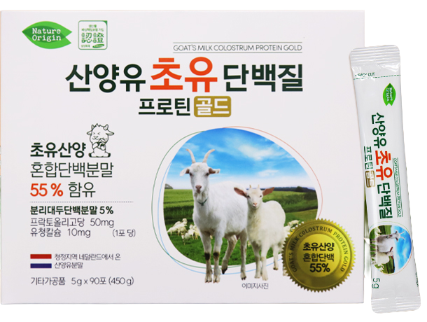 산양유 초유 단백질 프로틴 골드 450g(5g*90ea)