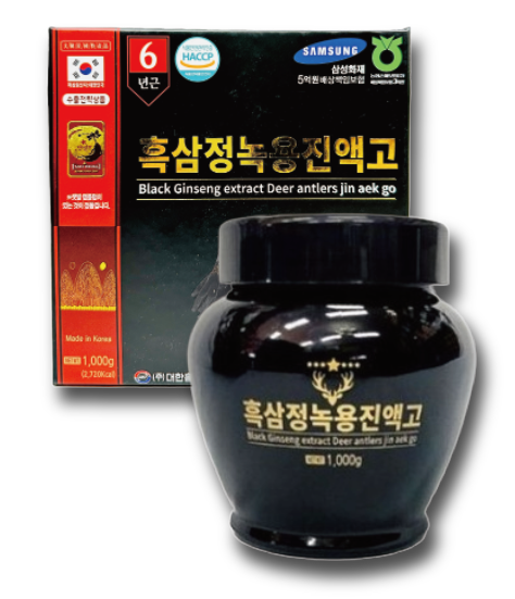 6년근 흑삼정녹용진액고 1kg