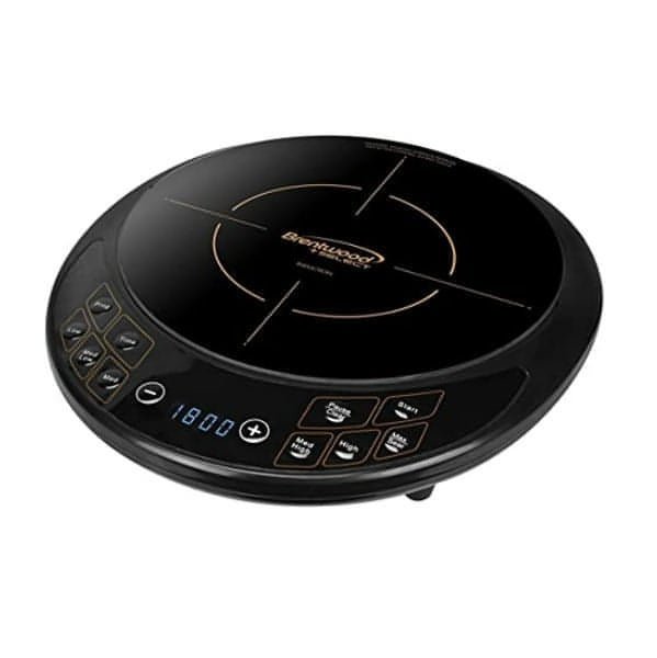 Brentwood Select TS - 391 Single Electric Induction Cooktop, Black, Small